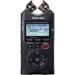 Tascam DR-40X диктофон Флэш-карта Черный