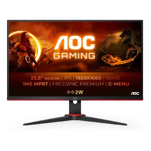 AOC G2 24G2SPAE/BK LED display 60,5 cm (23.8") 1920 x 1080 пикселей Full HD Черный, Красный