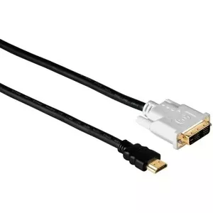 Hama HDMI - DVI/D Connection Cable, 2 m Melns