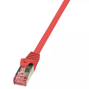 LogiLink 0.25m Cat.6 S/FTP tīkla kabelis Sarkans 0,25 m Cat6 S/FTP (S-STP)