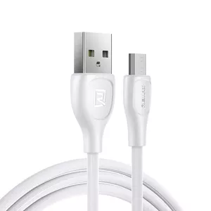 Remax Lesu Pro USB - кабель для зарядки данных micro USB 480 Мбит/с 2,1 A 1 м белый (RC-160m белый)