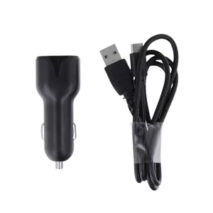 Автомобильное зарядное устройство Maxlife MXCC-01 2x USB 2.4A черный + кабель USB-C