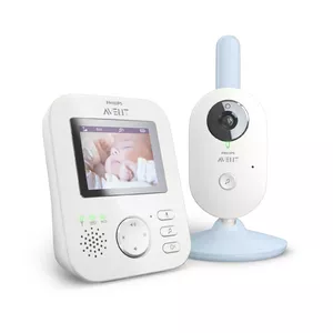 Philips AVENT Baby monitor SCD835/26 видеоняня 300 m FHSS Синий, Белый