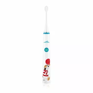 Детская зубная щетка ETA Sonetic ETA070690000 перезаряжаемая, для детей, количество режимов чистки зубов 4, синий/белый