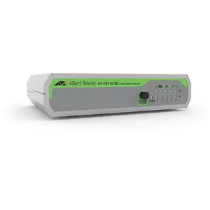 Allied Telesis FS710/5E Неуправляемый Fast Ethernet (10/100) Зеленый, Серый