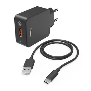Hama 00201625 mobile device charger Mobile phone, Smartphone, Tablet Black AC Fast charging Indoor