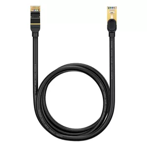 Baseus Ethernet RJ45, 10 Gbps, 3 m tīkla kabelis (melns)