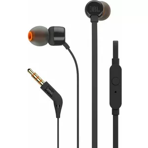 Austiņas  JBL T110 Headset In-ear 3.5 mm connector Black