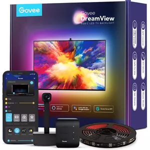 Govee DreamView T1 TV Backlight Smart strip light Wi-Fi/Bluetooth Black