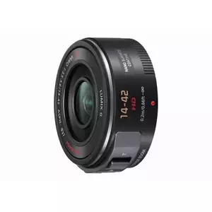 Panasonic 14-42mm F3.5-5.6 Беззеркальный цифровой фотоаппарат со сменными объективами Стандартный объектив Черный