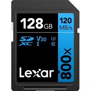 LEXAR PROFESSIONAL 800x SDXC UHS-I cards
