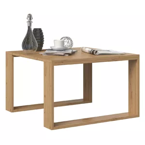 Topeshop MODERN MINI ARTISAN kafijas galdiņš, stilīgs galdiņš Kvadrātveida forma 2 kāja (-s)