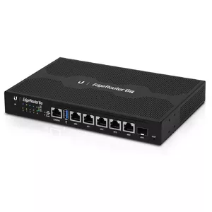 Ubiquiti EdgeRouter 6P ar vadiem pievienojams rūteris Tīkls Gigabit Ethernet Melns
