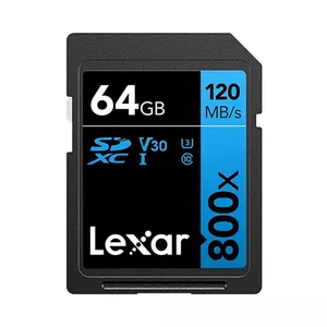 Lexar LSD0800064G-BNNNG карта памяти 64 GB SDXC UHS-I Класс 10