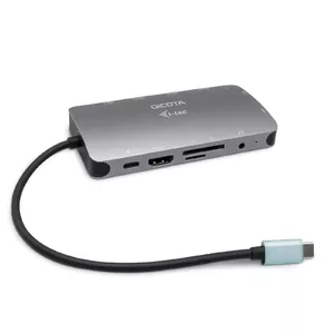 DICOTA D31955 док-станция для ноутбука Проводная USB Type-C Антрацит