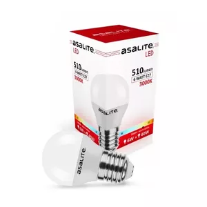 Светодиодная лампа Asalite E27 Ball G45, 6W, 3000K, 510lm