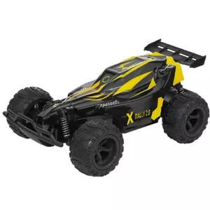 Overmax OV-X-RALLY 2.0 remote controlled car, range up to 100m, speed up to 25 km/h, battery 380 mAh (15 min), 2-wheel drive, sport type, size 1:22 (210*130*80mm), weight 250g, 2xbatteries, charging cable