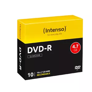 Intenso DVD-R 4.7GB, 16x 4,7 GB 10 шт