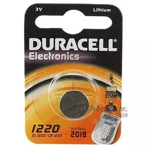 Duracell CR1220 3V Vienreizējas lietošanas baterija Litijs