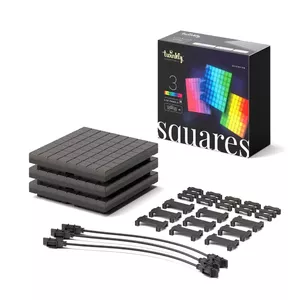Twinkly Squares Extension Kit Комплект умного освещения Wi-Fi/Bluetooth Черный