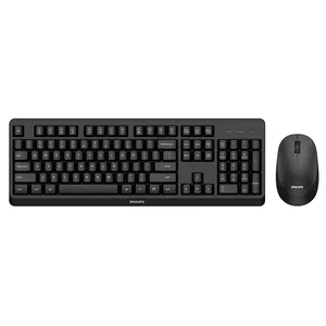 Philips 3000 series SPT6307BL/26 keyboard Mouse included RF Wireless QWERTZ German Black
