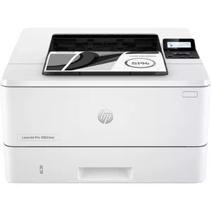 HP LaserJet Pro HP 4002dwe Printer, Black and white, Printeris priekš Small medium business, Drukāt, Wireless; HP+; HP Instant Ink eligible; Print from phone or tablet