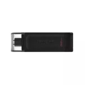 Kingston Technology DataTraveler 70 USB zibatmiņa 32 GB USB Veids-C 3.2 Gen 1 (3.1 Gen 1) Melns