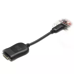 HP 484156-001 video cable adapter DVI-D DisplayPort Black