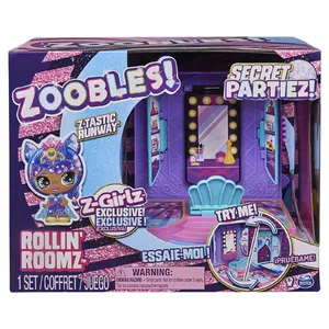 Zoobles Rollin’ Roomz Z-Tastic Runway 2-in-1 Transforming Playset with Exclusive Z-Girl Collectible Figure