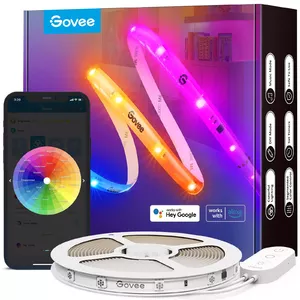 Govee RGBIC Wi-Fi + Bluetooth LED Strip Lights With Protective Coating Интеллектуальный линейный светильник Wi-Fi/Bluetooth Белый