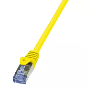 LogiLink 0.25m Cat.6A 10G S/FTP tīkla kabelis Dzeltens 0,25 m Cat6a S/FTP (S-STP)