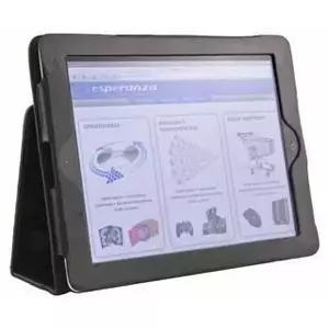 ESPERANZA Case- stand for the iPad 2 and the New iPad (iPad3)|Two Settings|Black