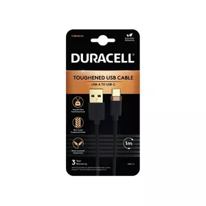 Duracell USB6061A USB kabelis Melns