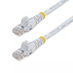 StarTech.com 45PAT50CMWH tīkla kabelis Balts 0,5 m Cat5e U/UTP (UTP)