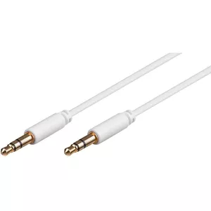 Microconnect AUDLL1W аудио кабель 1 m 3,5 мм Белый