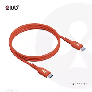 CLUB3D CAC-1511 USB kabelis 1 m USB 2.0 USB C Oranžs