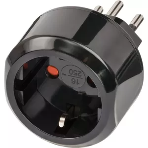 Brennenstuhl 1508642 elektriskās kontaktdakšas adapters J tips (CH) Melns