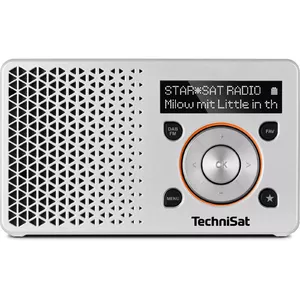 TechniSat DigitRadio 1 Портативный Цифровой Оранжевый, Серебристый