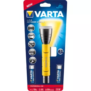 Varta 18628101421 Черный, Желтый Ручной фонарик LED