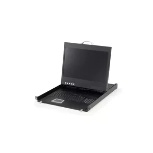 LevelOne KVM-8901DE rack-консоль 48,3 cm (19") 1440 x 900 пикселей Черный