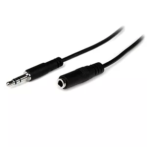StarTech.com 1m 3.5mm аудио кабель 3,5 мм Черный