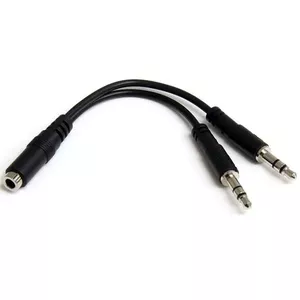 StarTech.com MUYHSFMM аудио кабель 0,13 m 3,5 мм 2 x 3.5mm Черный