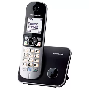 Panasonic KX-TG6811GB telefons DECT telefons Zvanītāja ID Melns