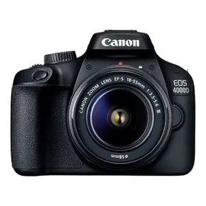 Canon EOS 4000D + EF-S 18-55mm III SLR Kameras komplekts 18 MP 5184 x 3456 pikseļi Melns