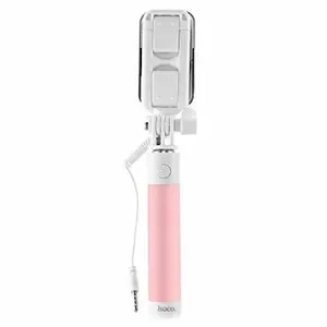 HOCO Magic Mirror K2 Premium Bluetooth Selfie Stick 60 cm штатив с переносной кнопкой Розовый