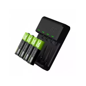 Charger Green Cell GC VitalCharger + 4x Batteries AA 2000mAh Ni-MH