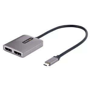StarTech.com MST14CD122DP USB grafiskais adapteris 4096 x 2160 pikseļi Pelēks