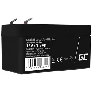 Green Cell AGM41 UPS akumulators Noslēgts svina skābju (VRLA) 12 V 1,3 ampērstunda