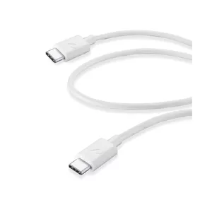 Cellularline USBDATA06USBC2C USB кабель 0,6 m USB C Белый