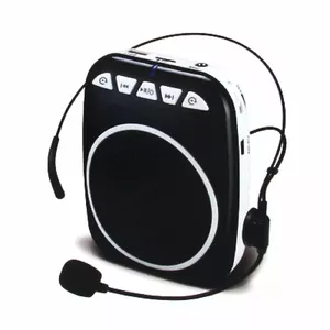 RoGer Portable MP3 Speaker Music Player With MicroSD Card and USB Slot + Microphon